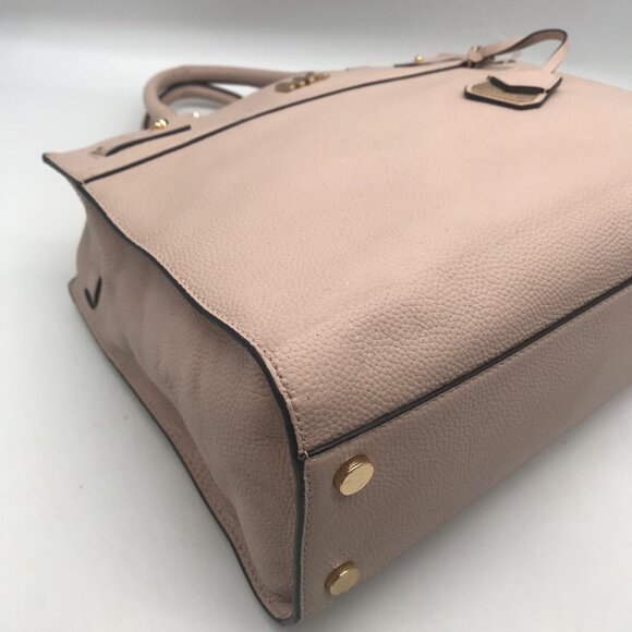 Michael Kors Reagan Soft Pink Leather Satchel - Picture 4 of 11